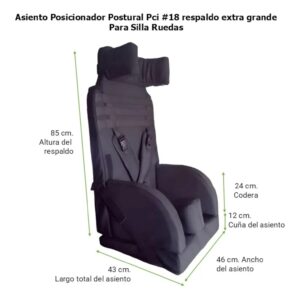 Asiento Posicionador PCI #18 Respaldo Extra Grande