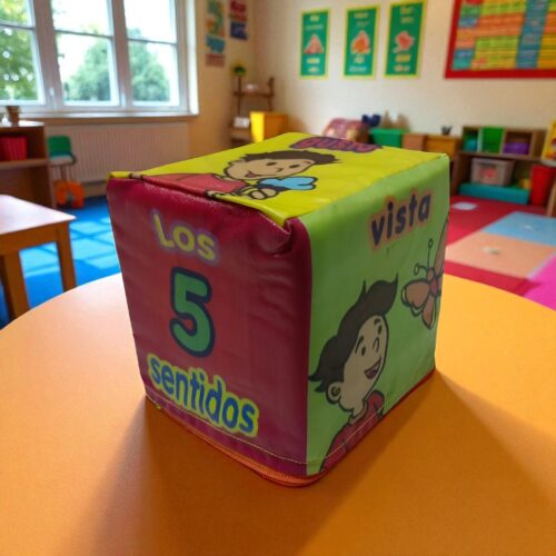 Cubo Didáctico de los 5 Sentidos - Estimulación