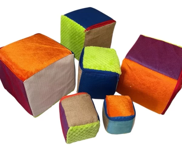 Cubo de Texturas 20 cm - Terapia Sensorial y Estimulación - Imagen 7