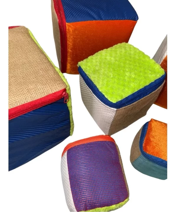 Cubo de Texturas 20 cm - Terapia Sensorial y Estimulación - Imagen 8