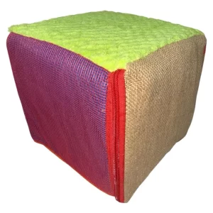 Cubo de Texturas 20 cm - Terapia Sensorial y Estimulación