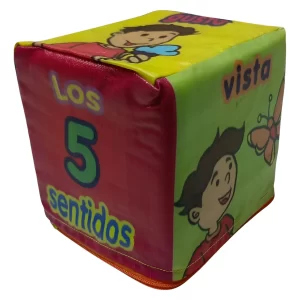 Cubo Didáctico de los 5 Sentidos