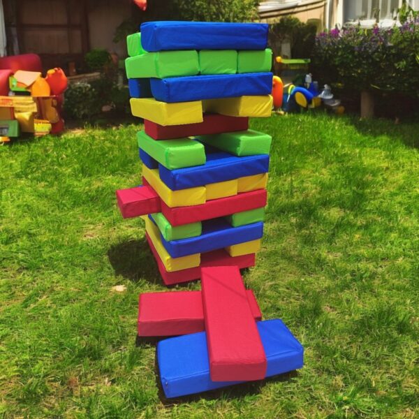 Jenga Gigante para Estimulación y Juego - Imagen 2