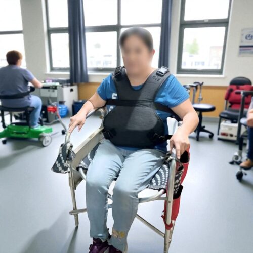 Pechera de Seguridad para Silla de Ruedas - Adulto Grande
