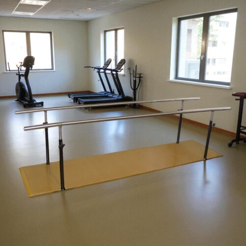 Barras Paralelas de Fisioterapia con Base - Altura Ajustable