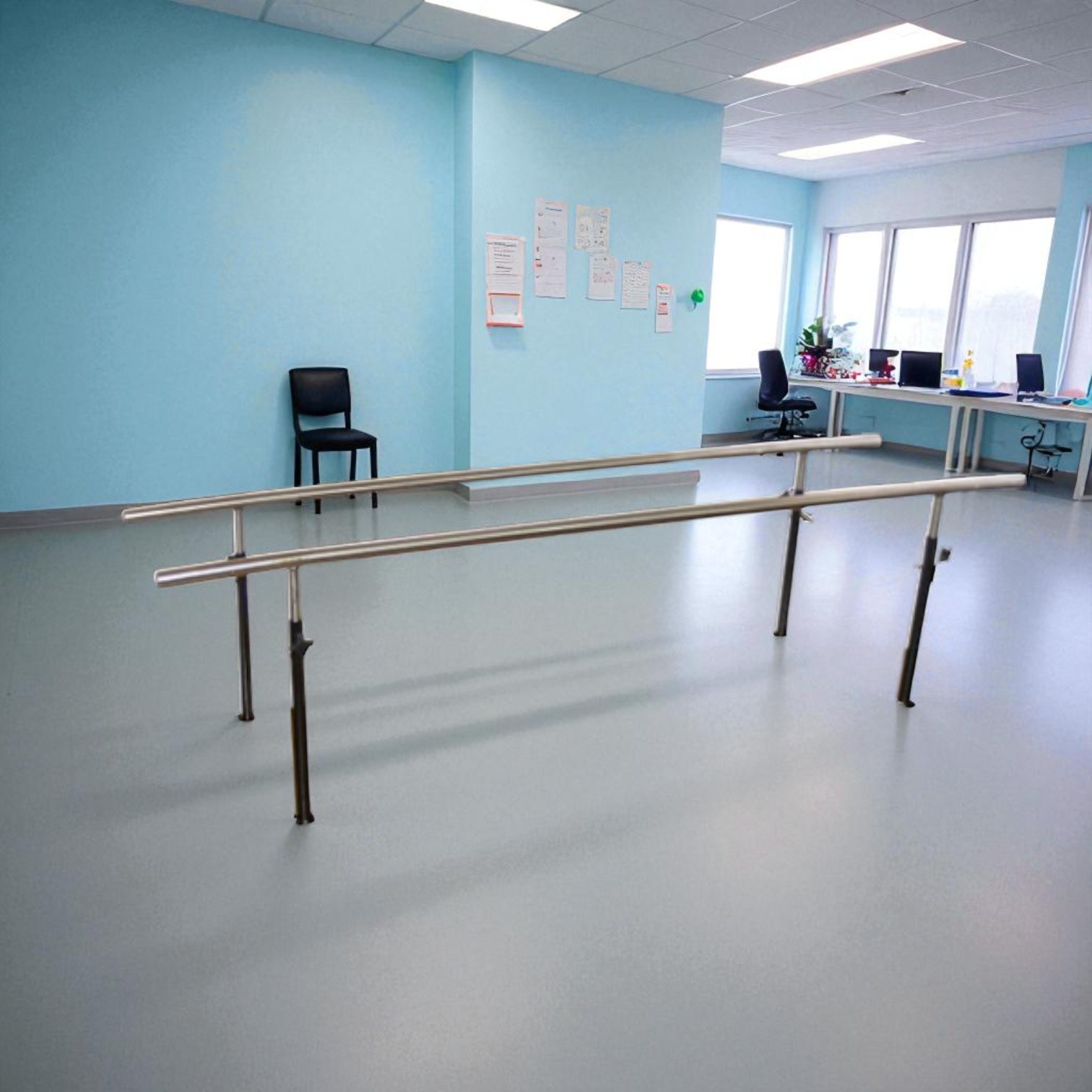 Barras Paralelas de Fisioterapia (3m) - Altura Ajustable