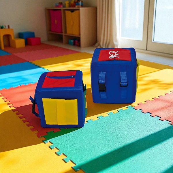 Cubo Montessori de Tela – Motricidad y Estimulación Temprana