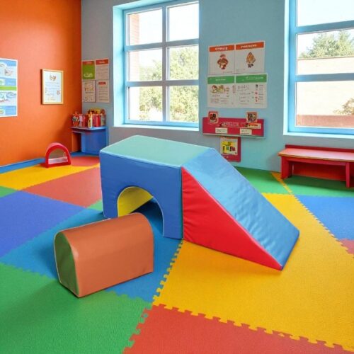 Túnel con Caballito Estimulación – Módulo Gimnasio Sensorial